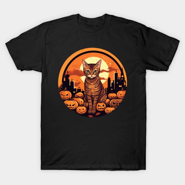 Bengal Cat Halloween, Cat Lover T-Shirt by dukito